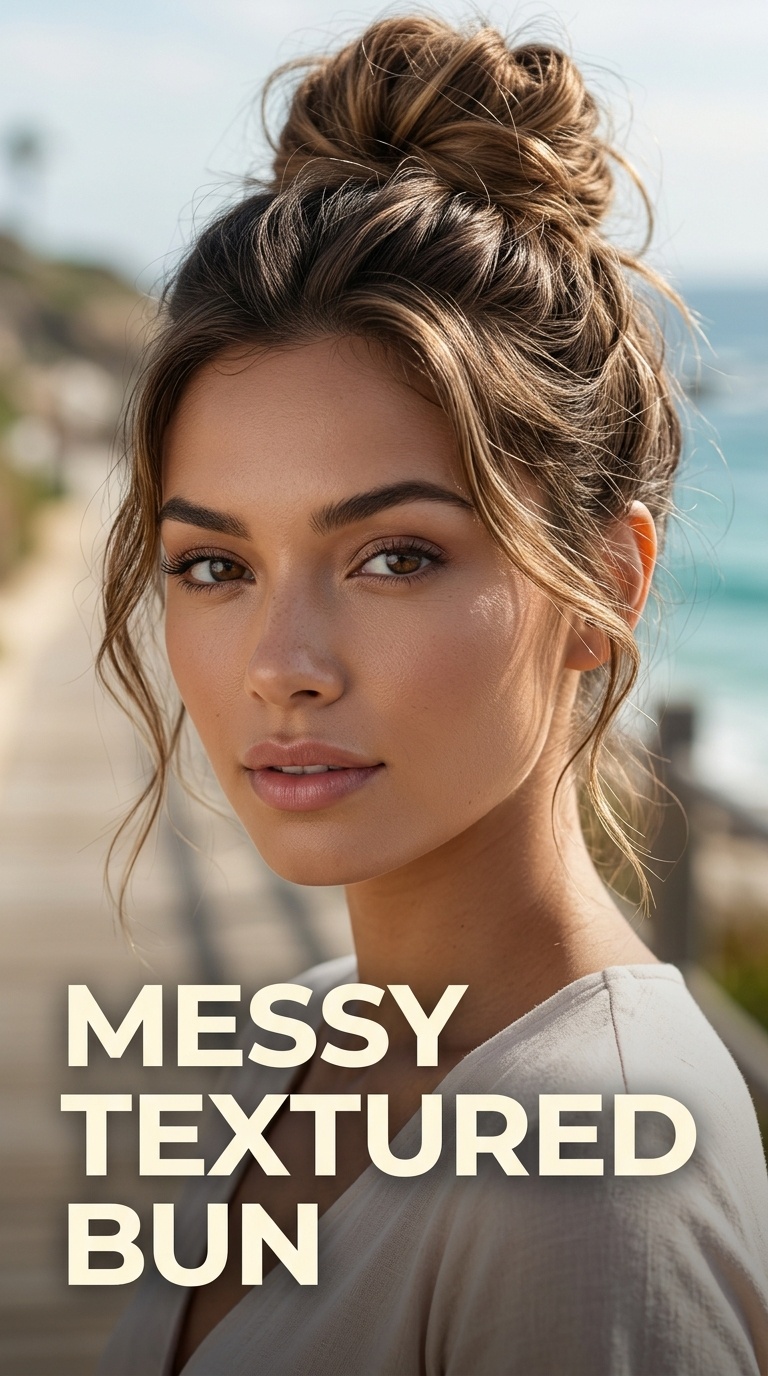 Messy Textured Bun