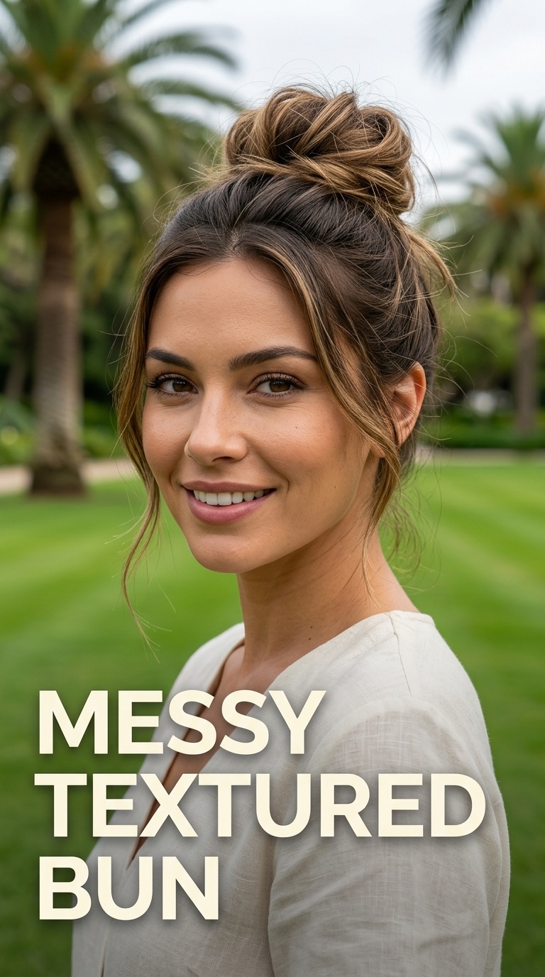 Messy Textured Bun