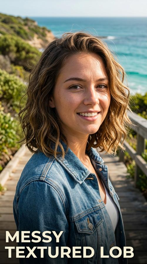 Messy Textured Lob