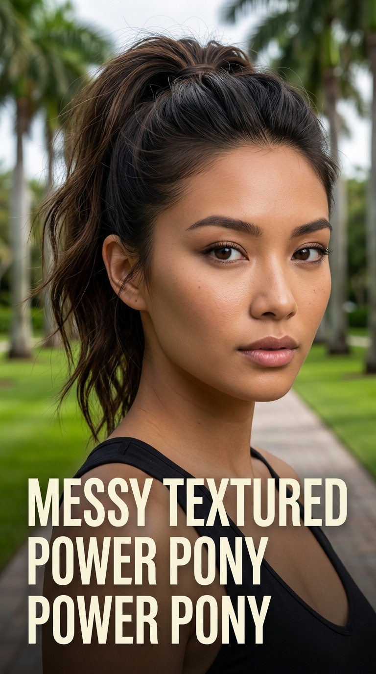 Messy Textured Power Pony