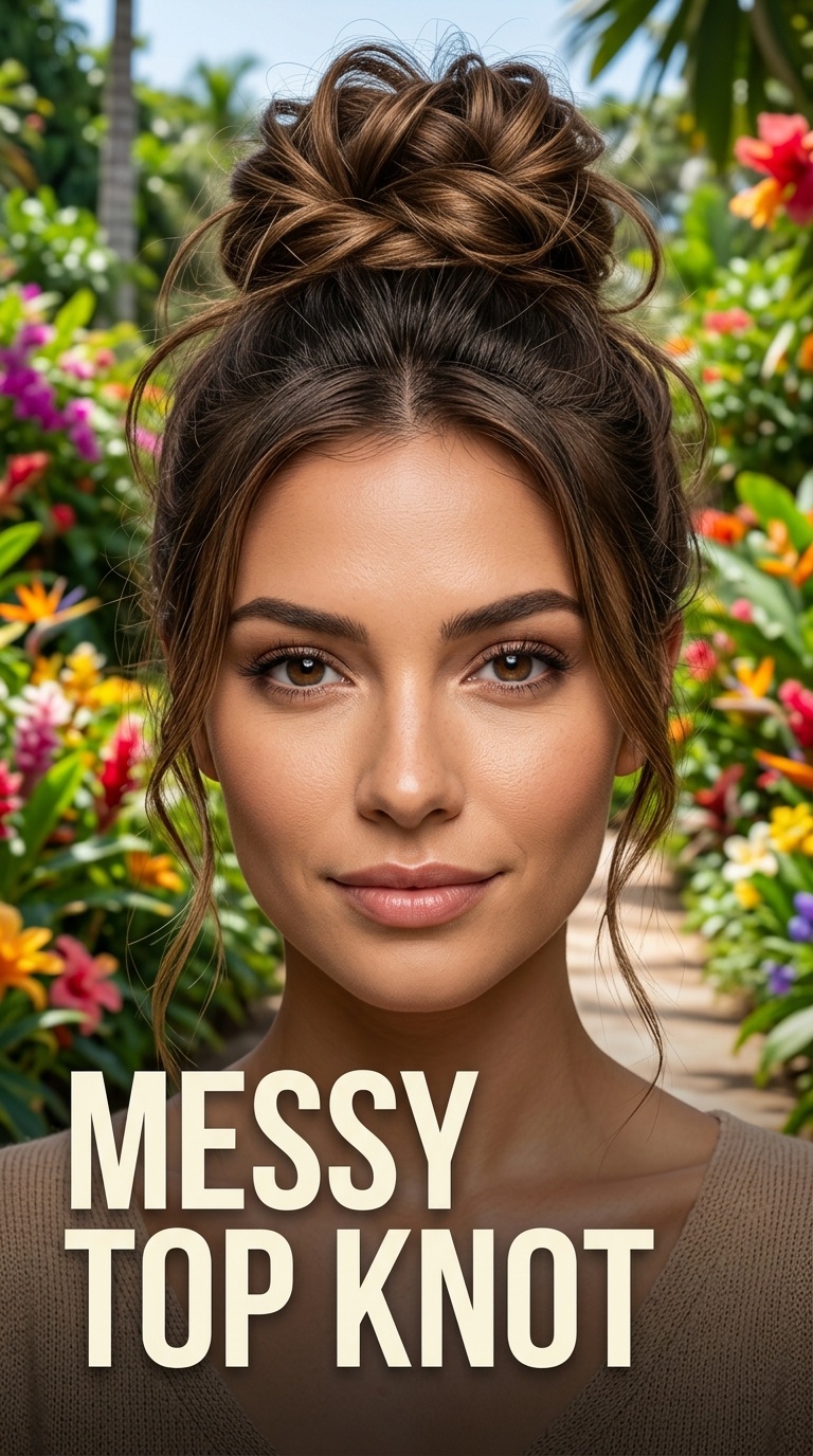 Messy Top Knot