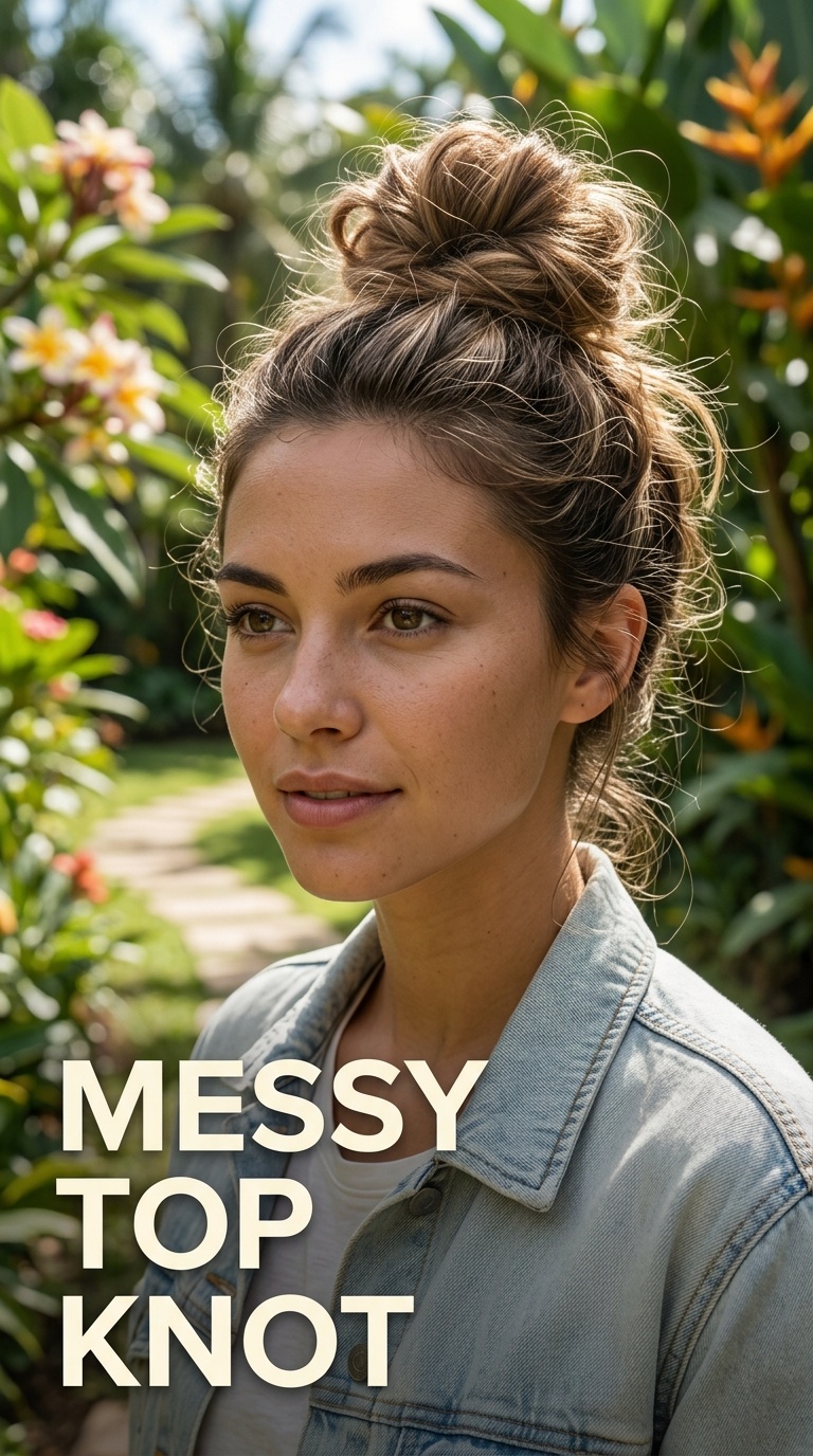 Messy Top Knot