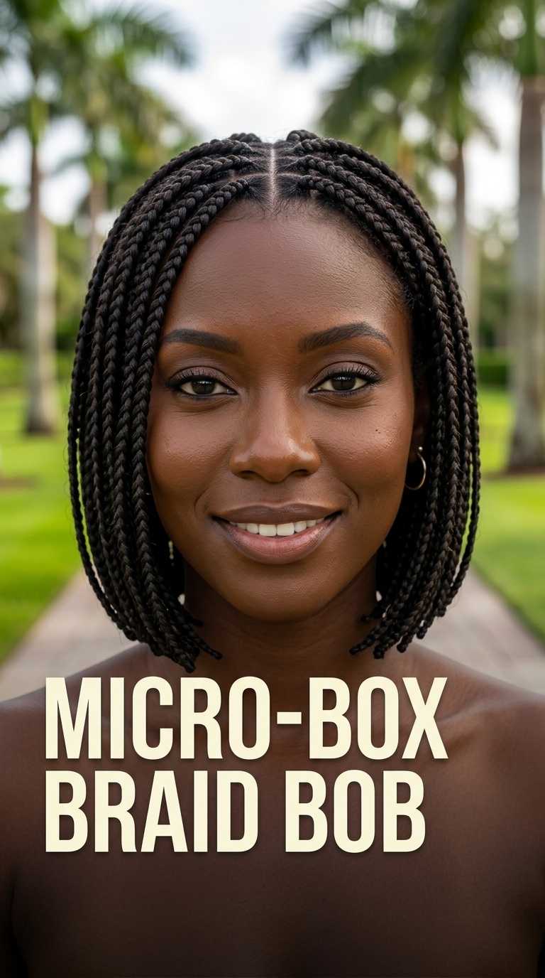Micro-Box Braid Bob