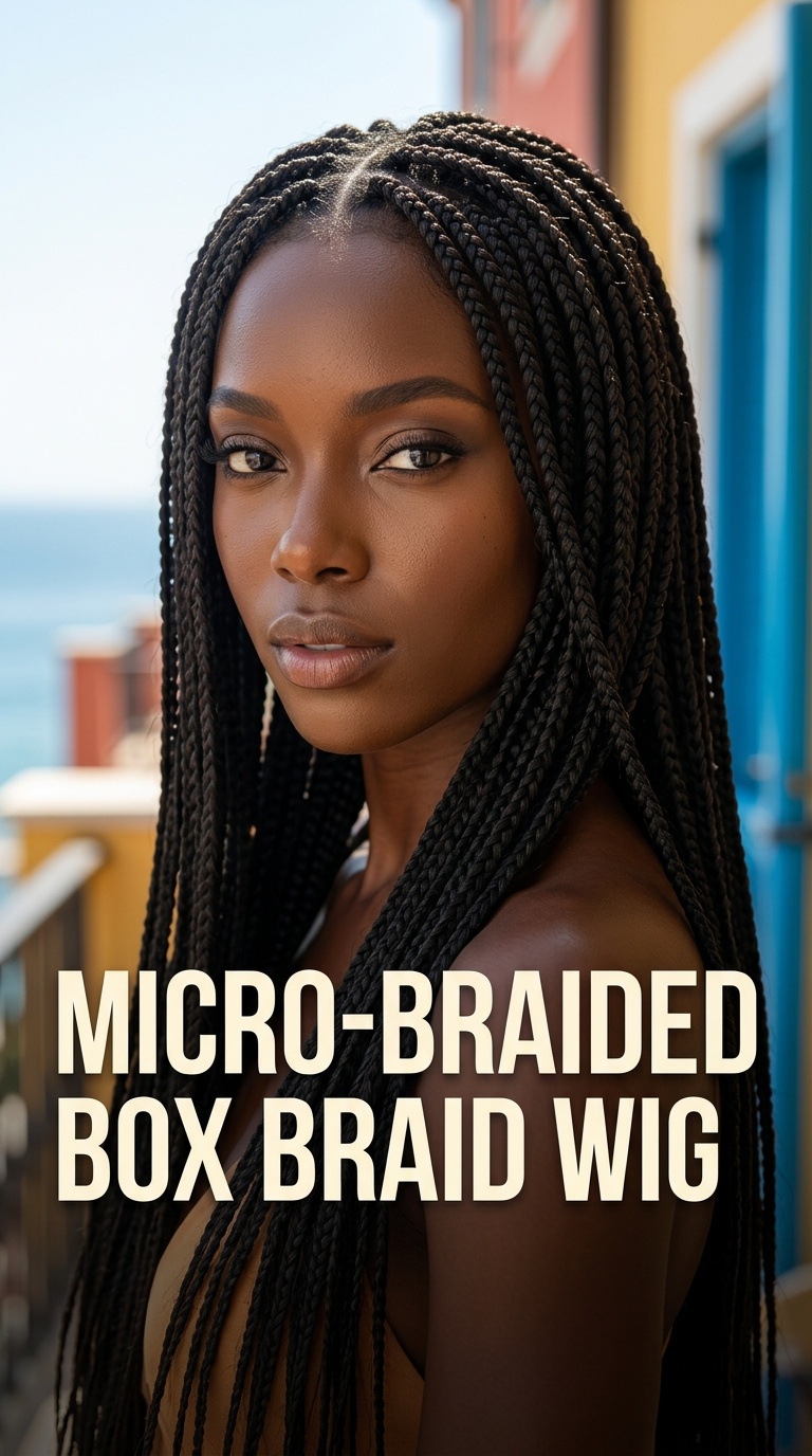 Micro-Braided Box Braid Wig