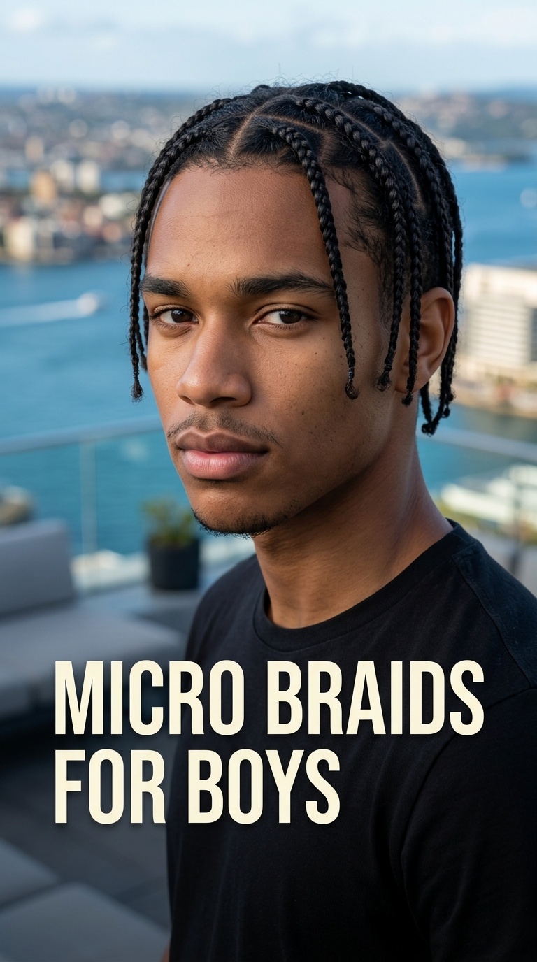 Micro Braids for Boys