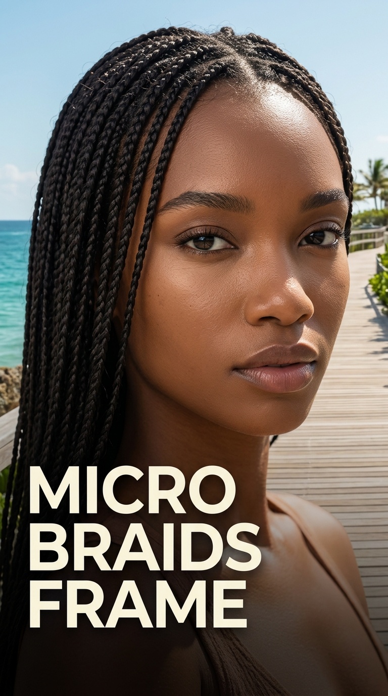 Micro Braids Frame