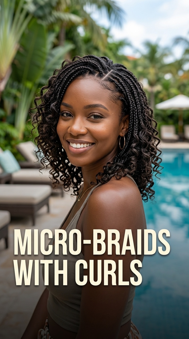 Micro-Braids with Curls
