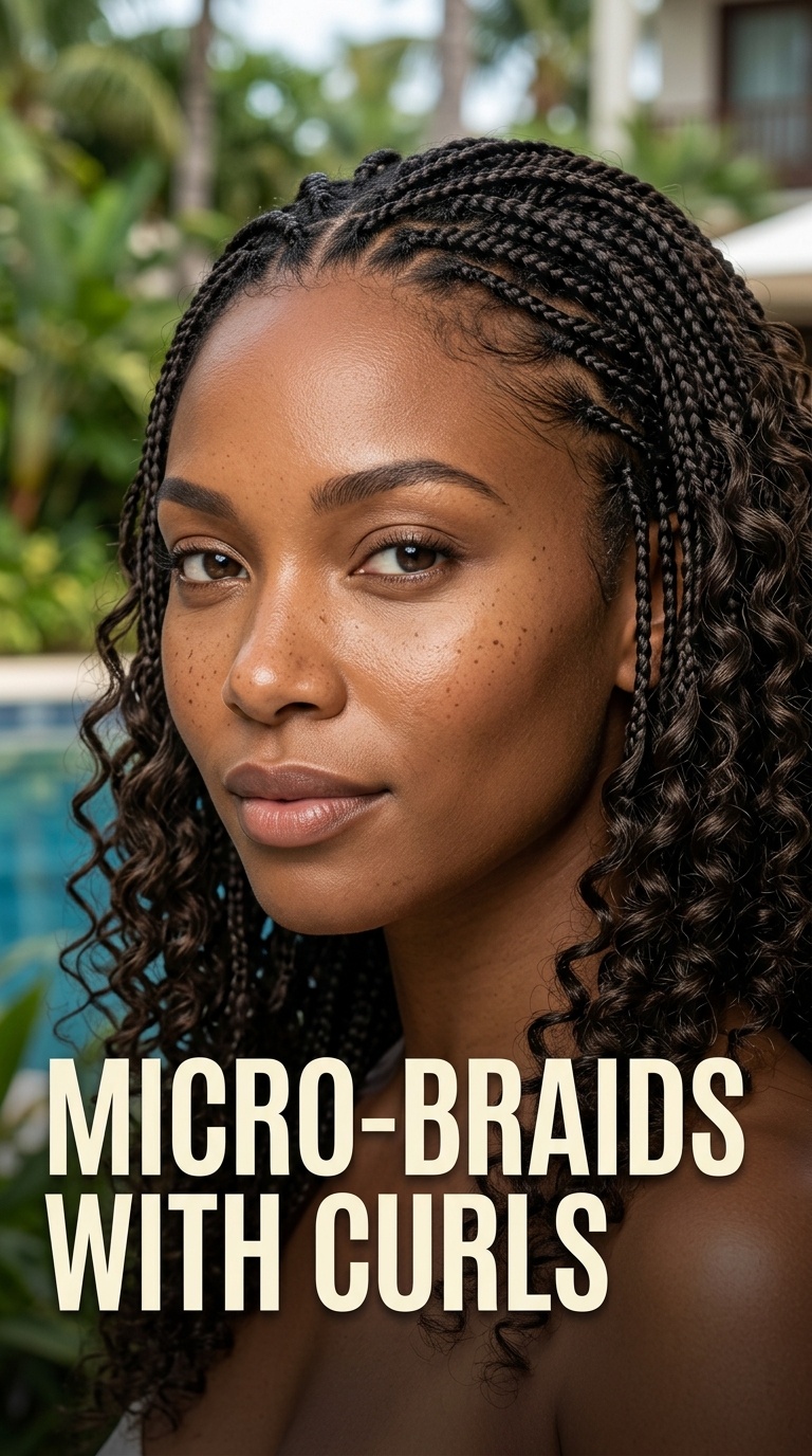 Micro-Braids with Curls