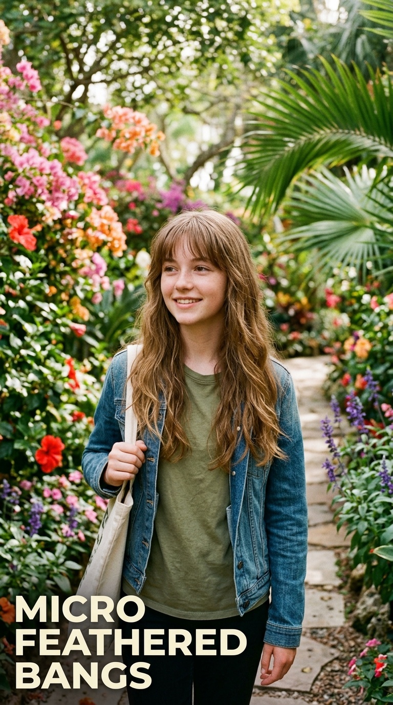 Micro Feathered Bangs