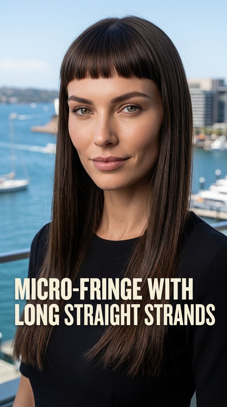 Micro-Fringe with Long Straight Strands