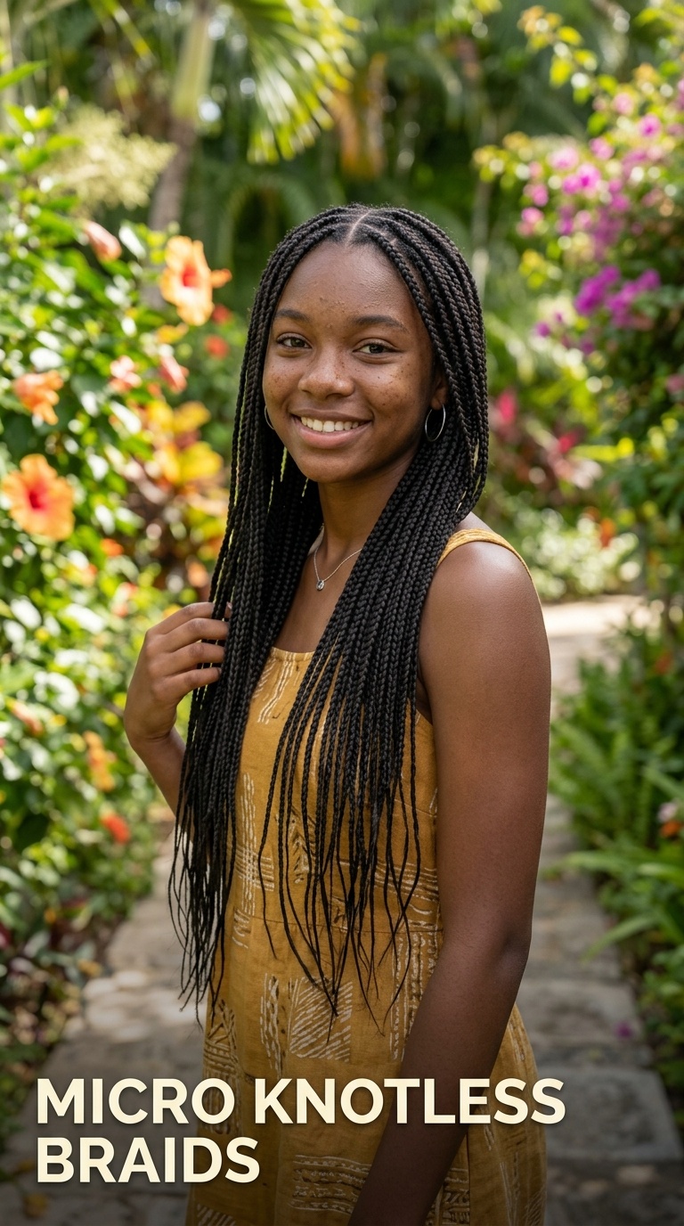 Micro Knotless Braids