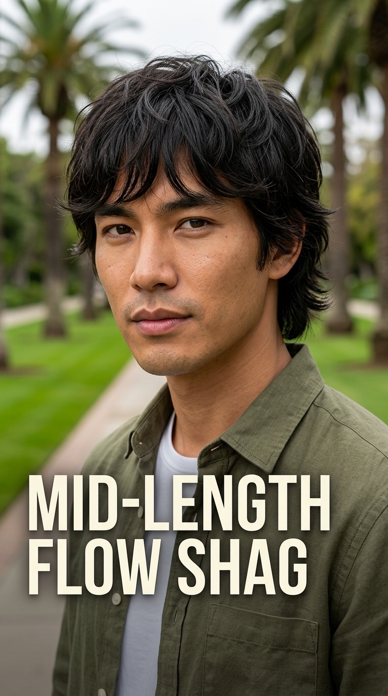 Mid-Length Flow Shag