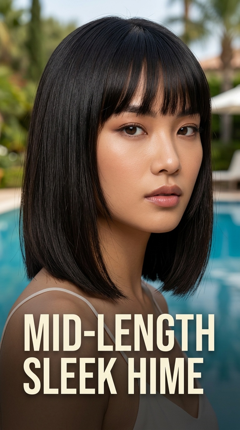 Mid-Length Sleek Hime