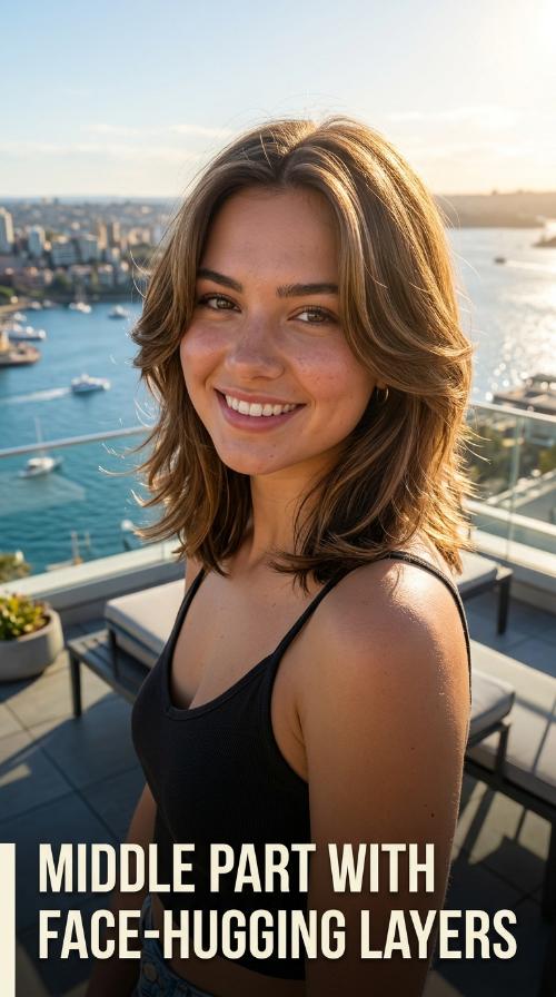 Middle Part with Face-Hugging Layers