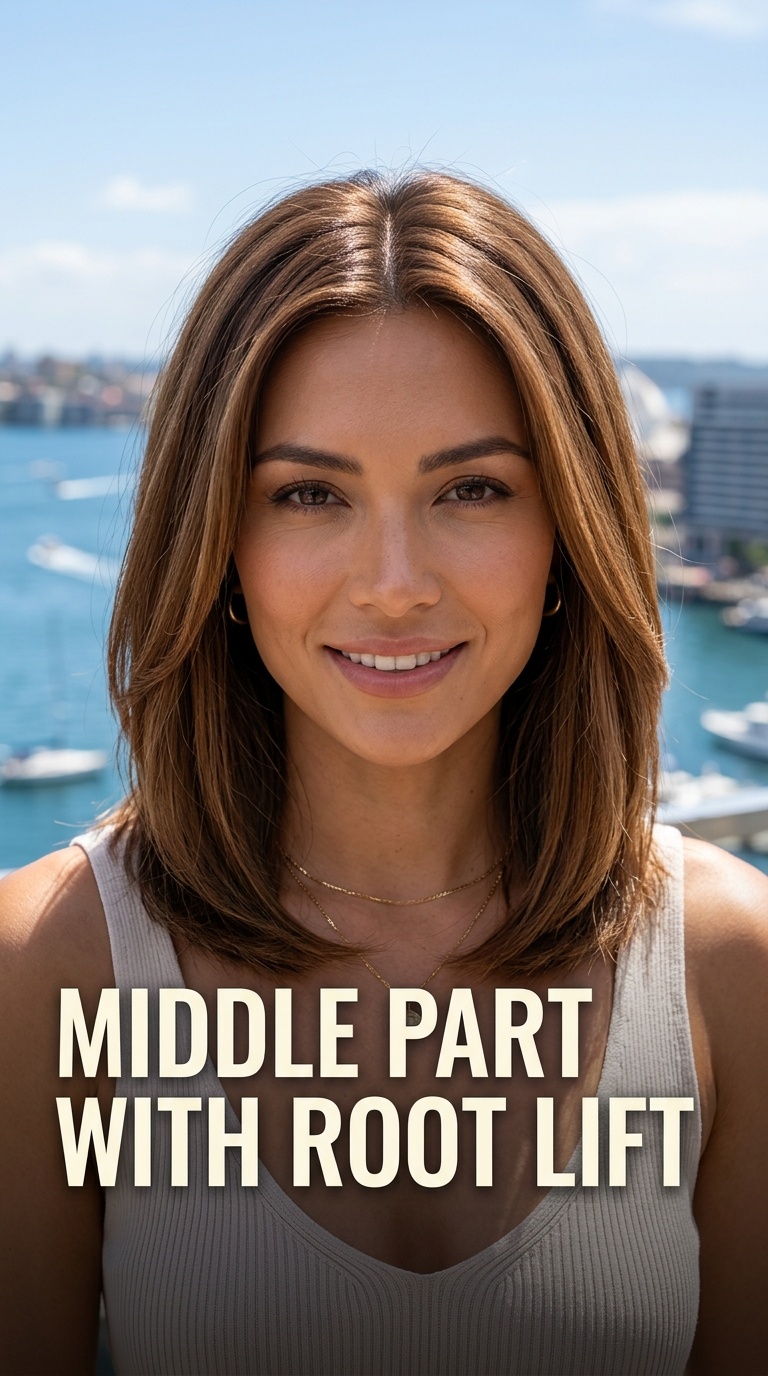 Middle Part with Root Lift