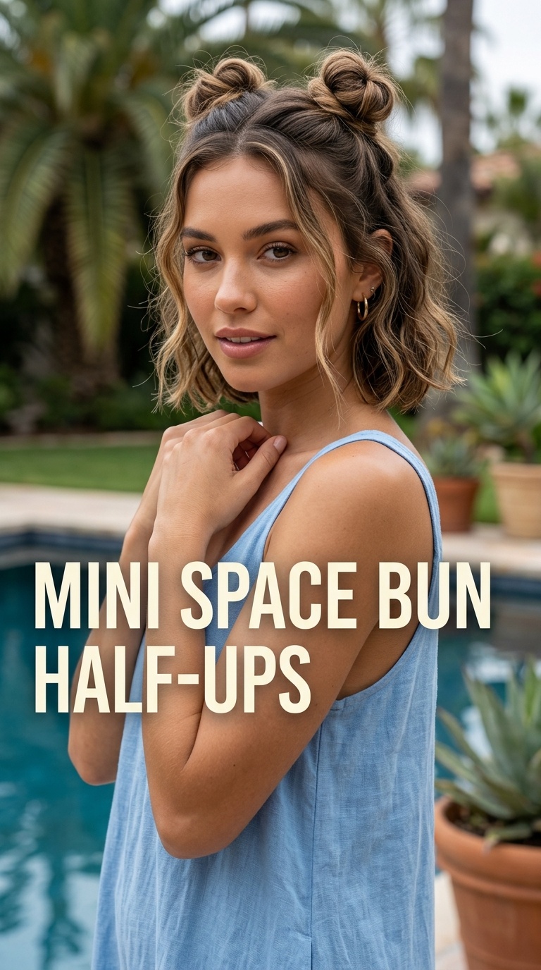 Mini Space Bun Half-Ups
