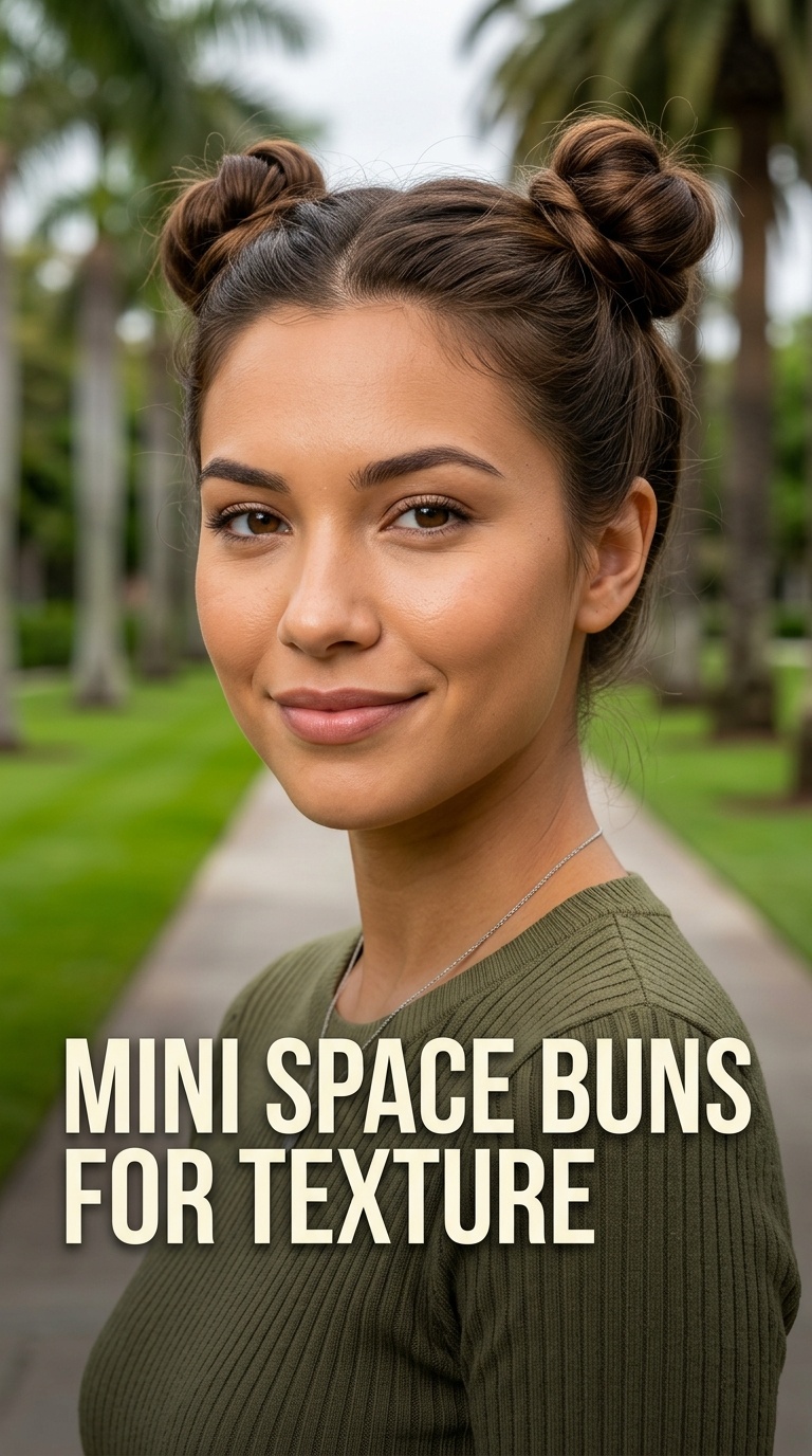 Mini Space Buns for Texture
