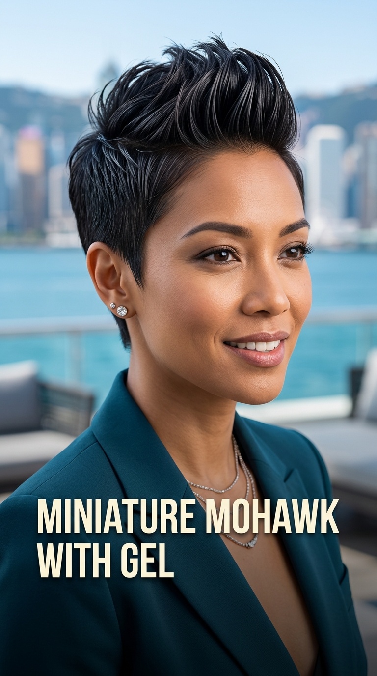 Miniature Mohawk with Gel