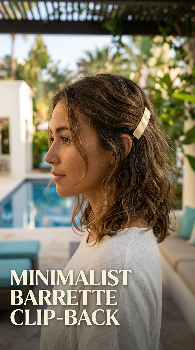 Minimalist Barrette Clip-Back