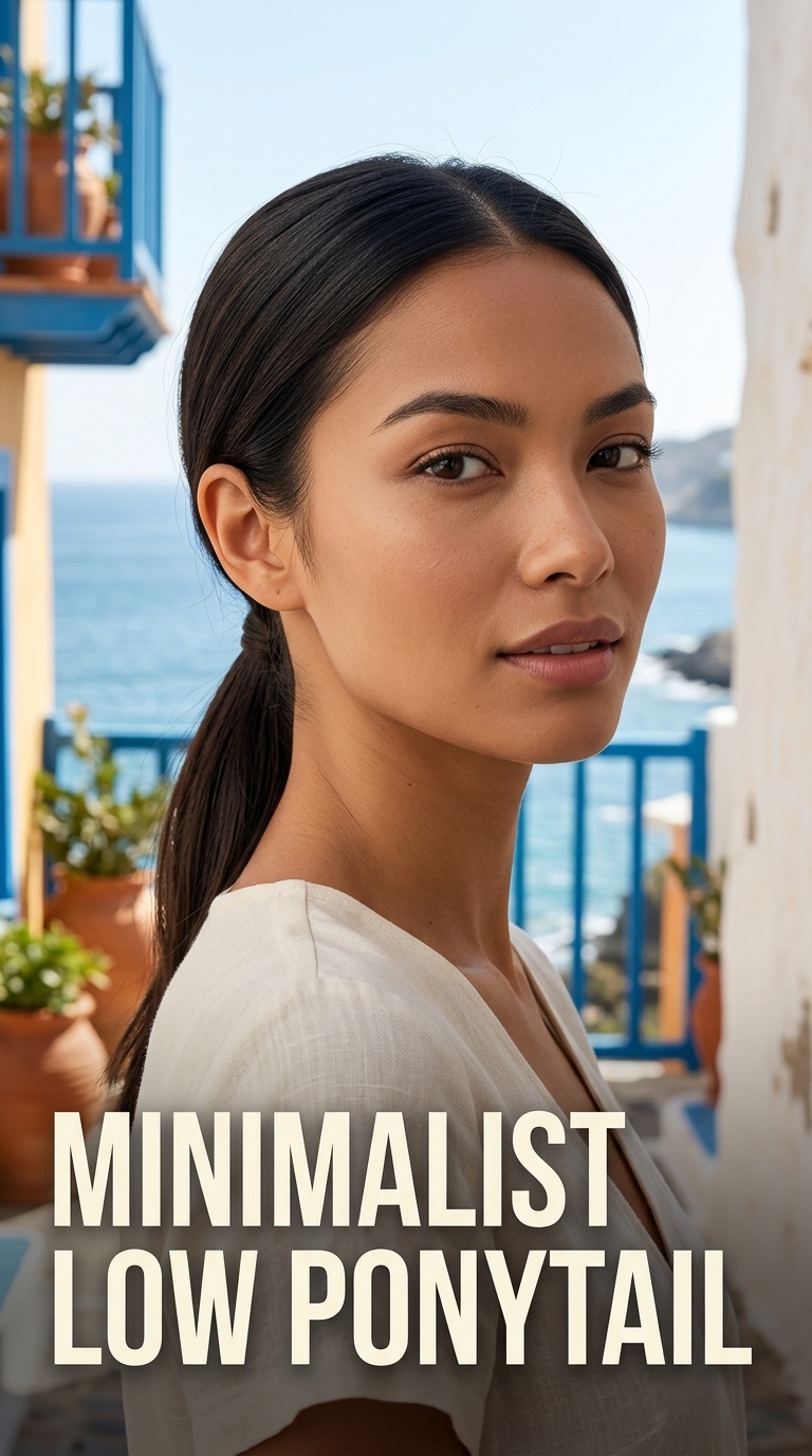Minimalist Low Ponytail