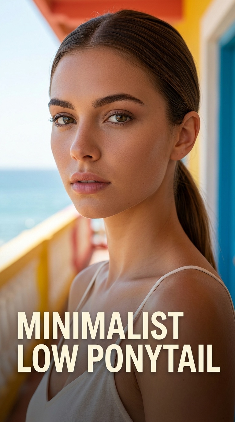 Minimalist Low Ponytail