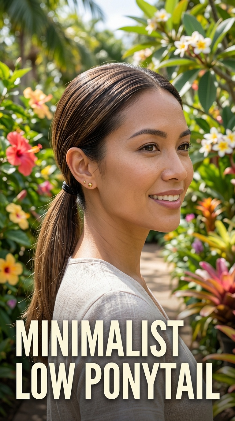 Minimalist Low Ponytail