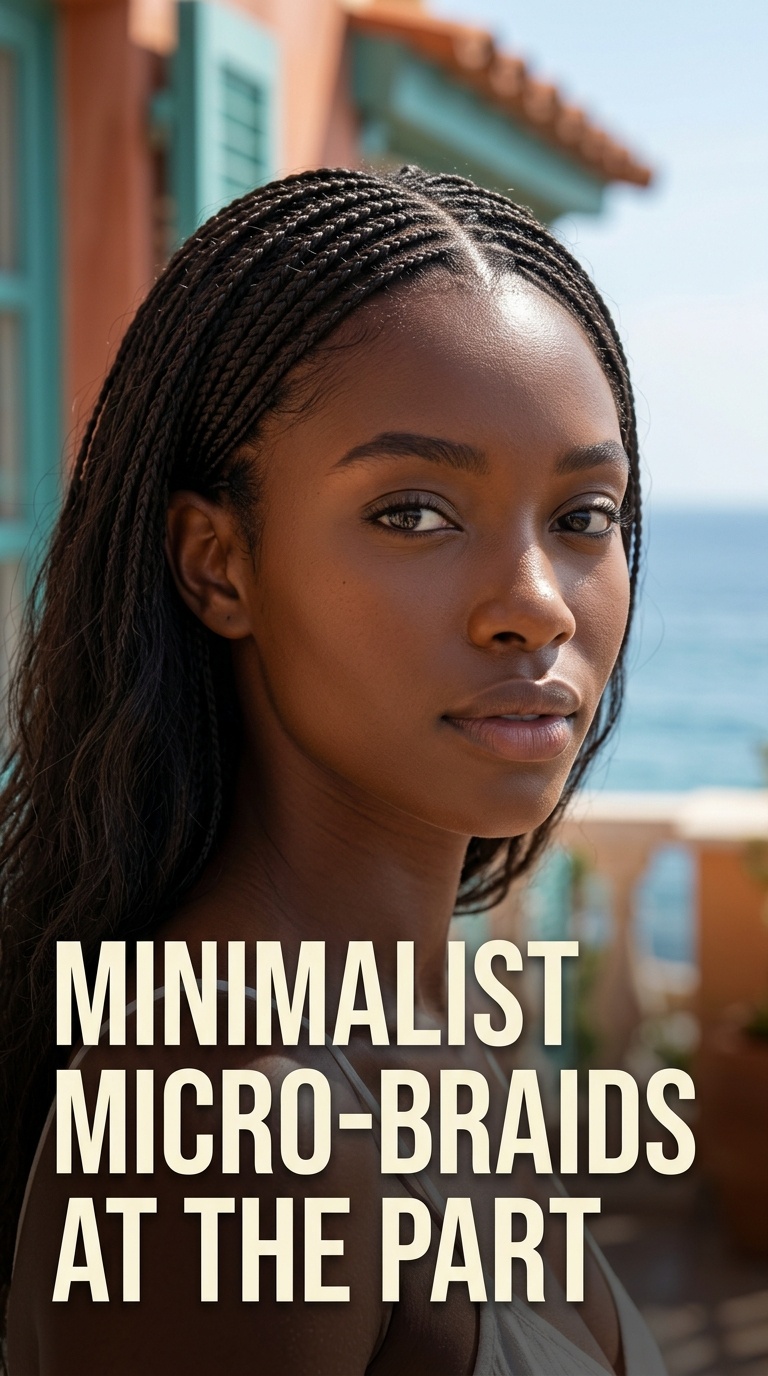 Minimalist Micro-Braids at the Part