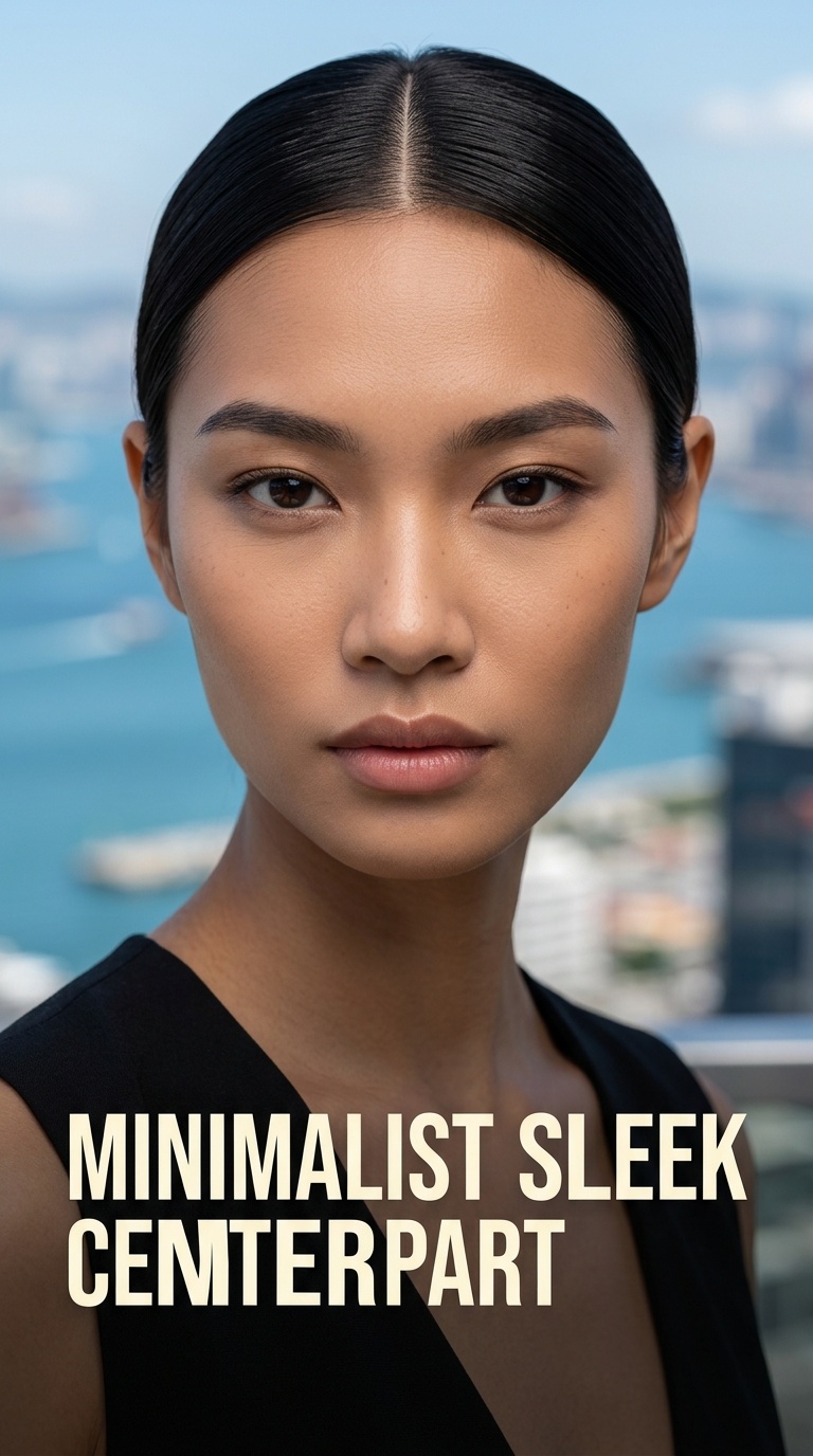 Minimalist Sleek Center Part