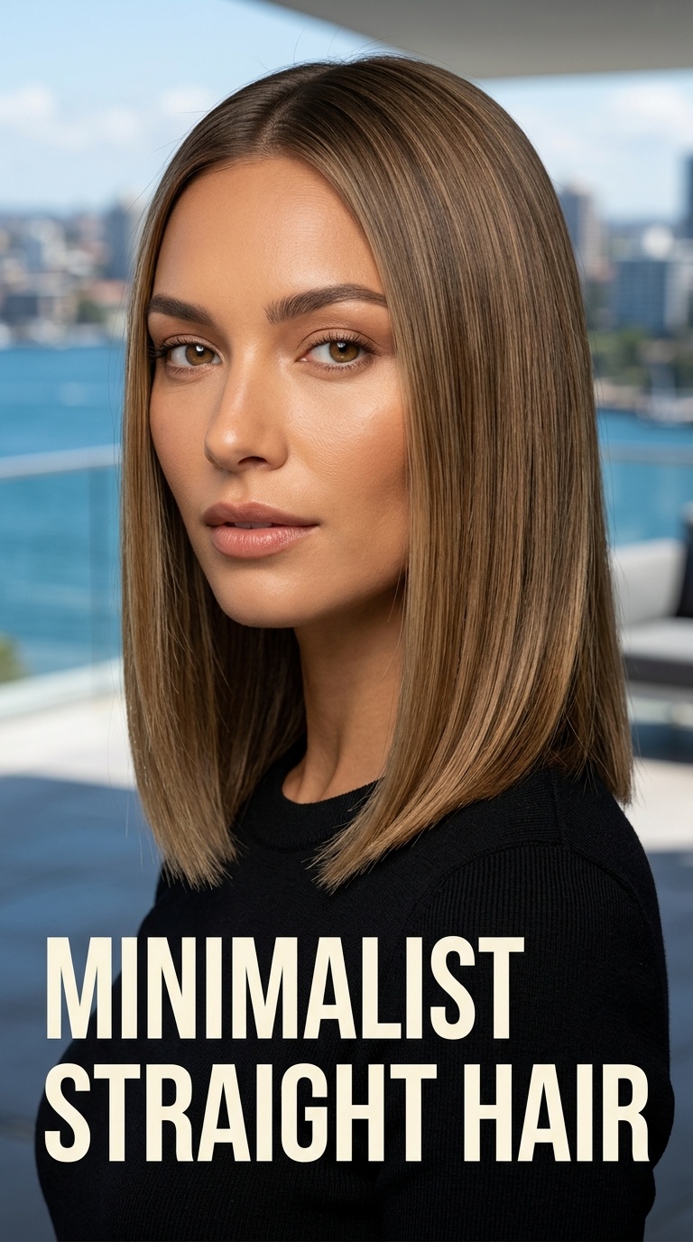 Minimalist Straight Hair
