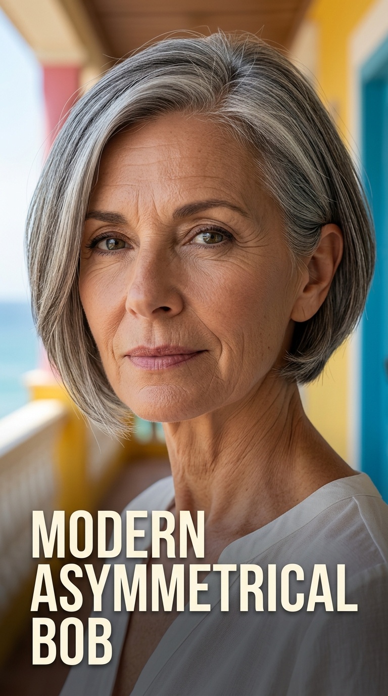 Modern Asymmetrical Bob