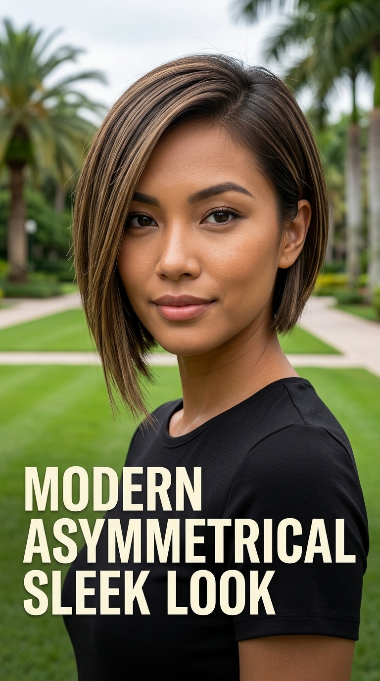 Modern Asymmetrical Sleek Look