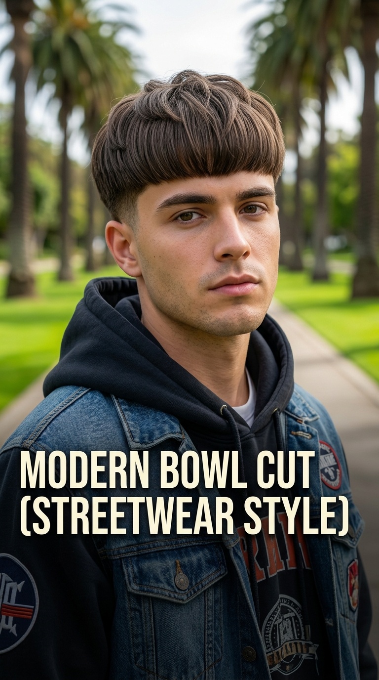 Modern Bowl Cut (Streetwear Style)