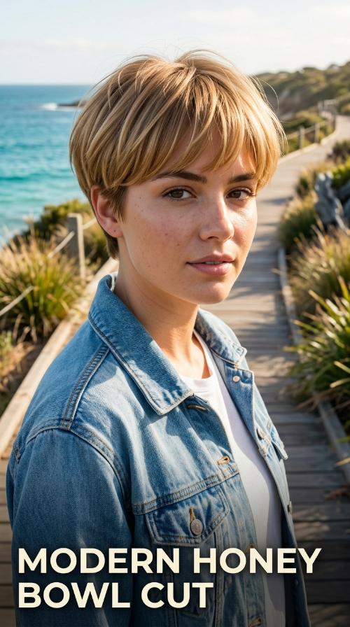 Modern Honey Bowl Cut