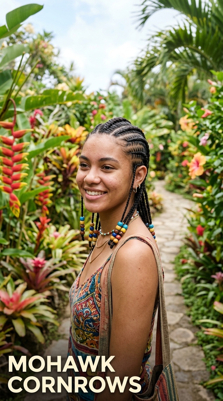 Mohawk Cornrows