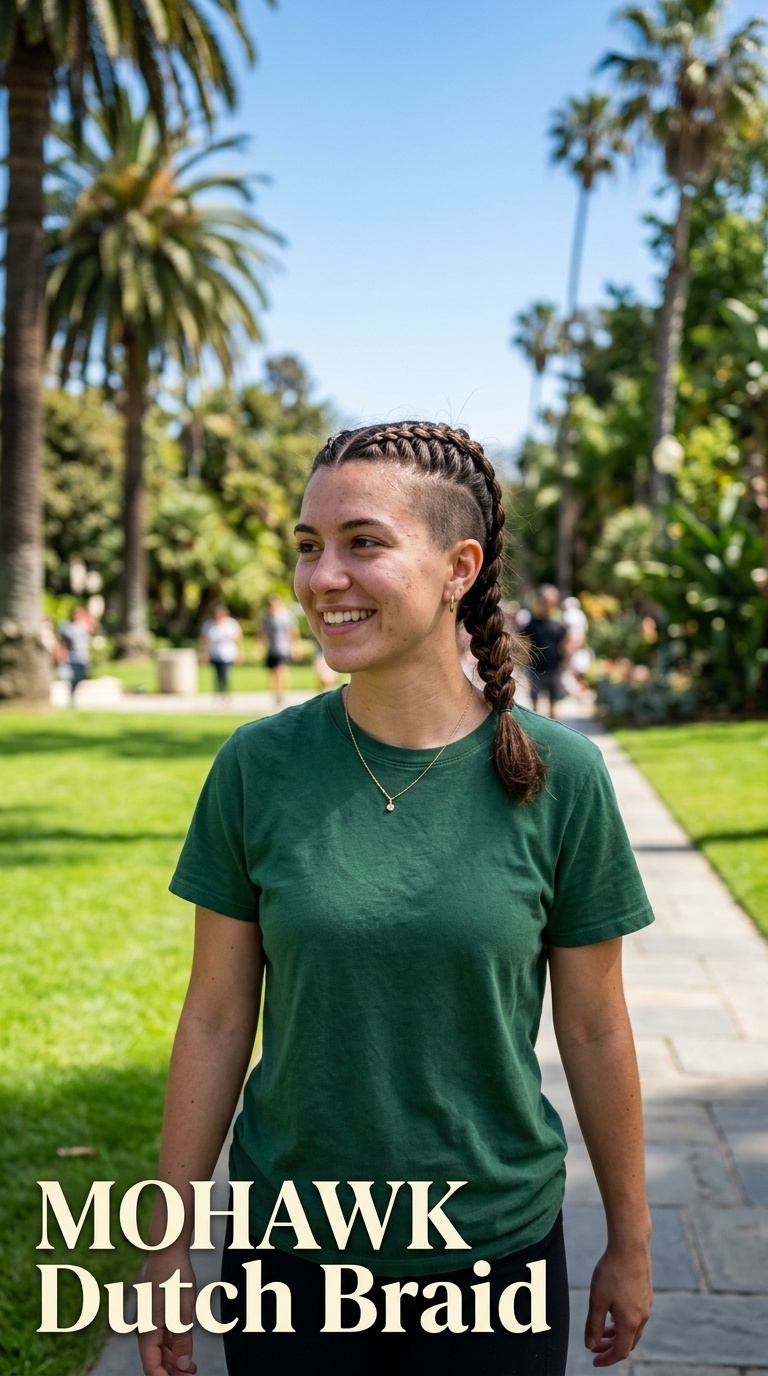 Mohawk Dutch Braid