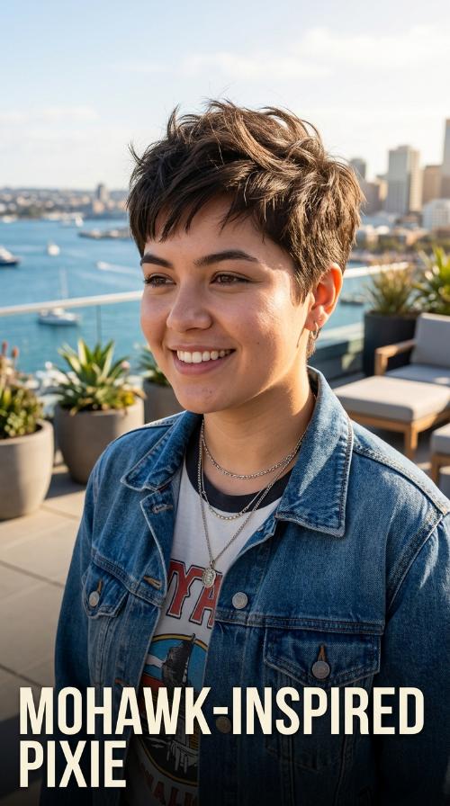 Mohawk-Inspired Pixie