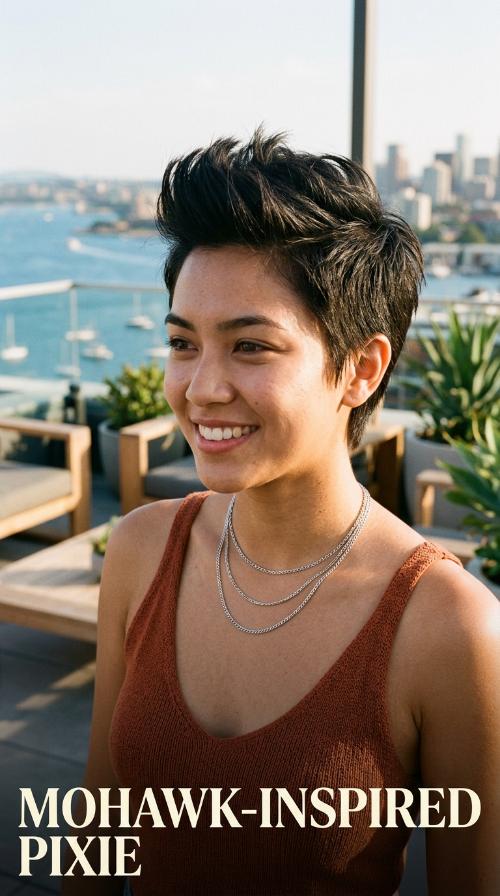 Mohawk-Inspired Pixie