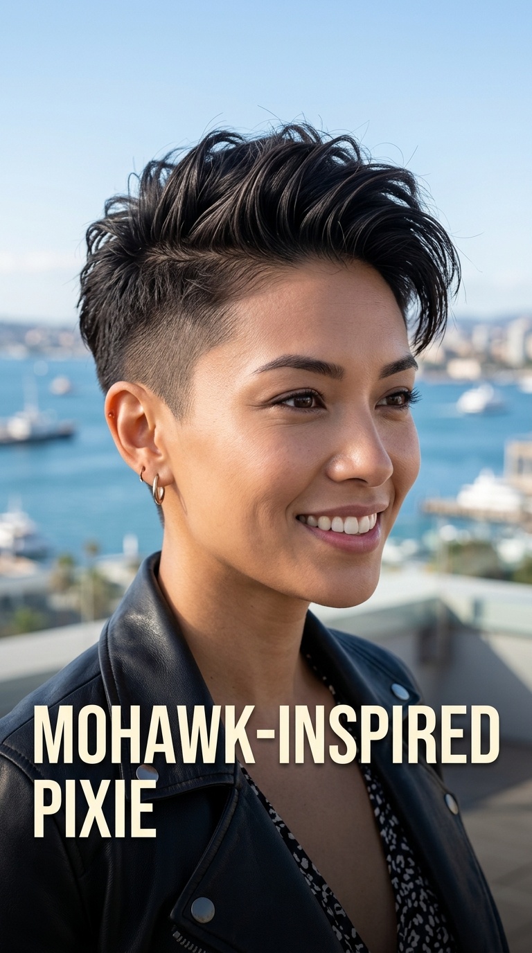 Mohawk-Inspired Pixie