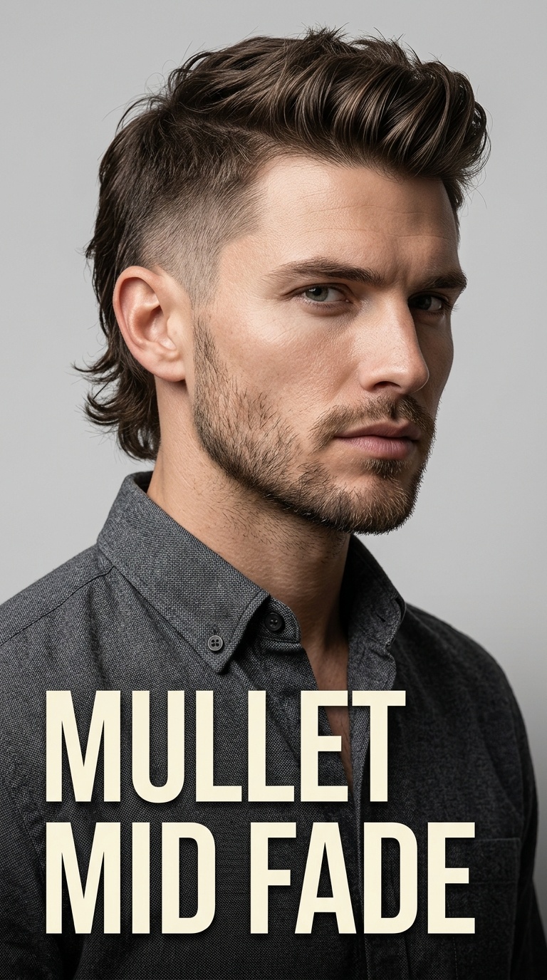 Mullet Mid Fade