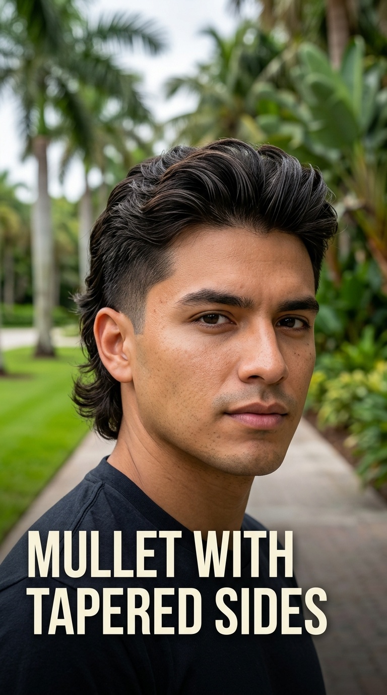 Mullet with Tapered Sides