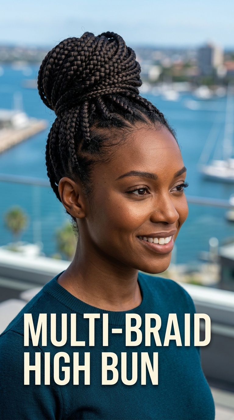 Multi-Braid High Bun