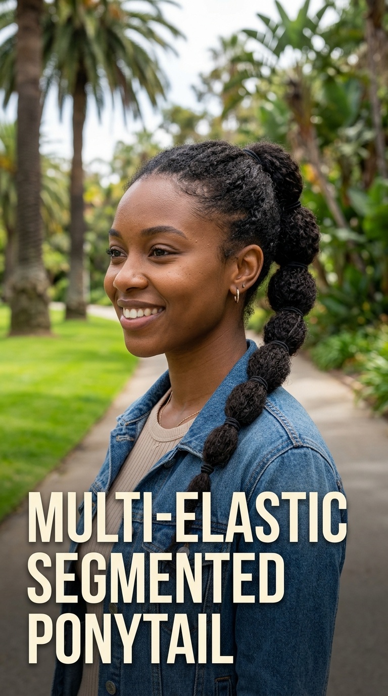 Multi-Elastic Segmented Ponytail