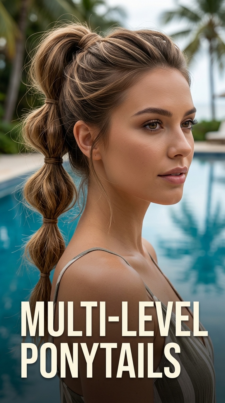 Multi-Level Ponytails