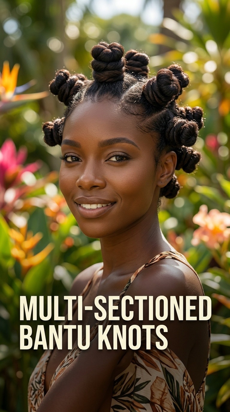 Multi-Sectioned Bantu Knots