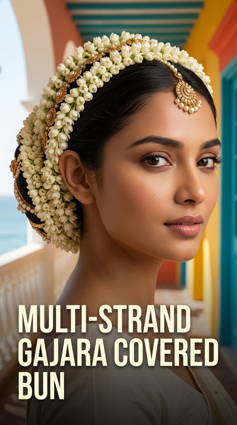 Multi-Strand Gajara Covered Bun