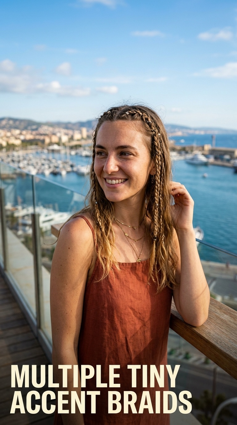 Multiple Tiny Accent Braids