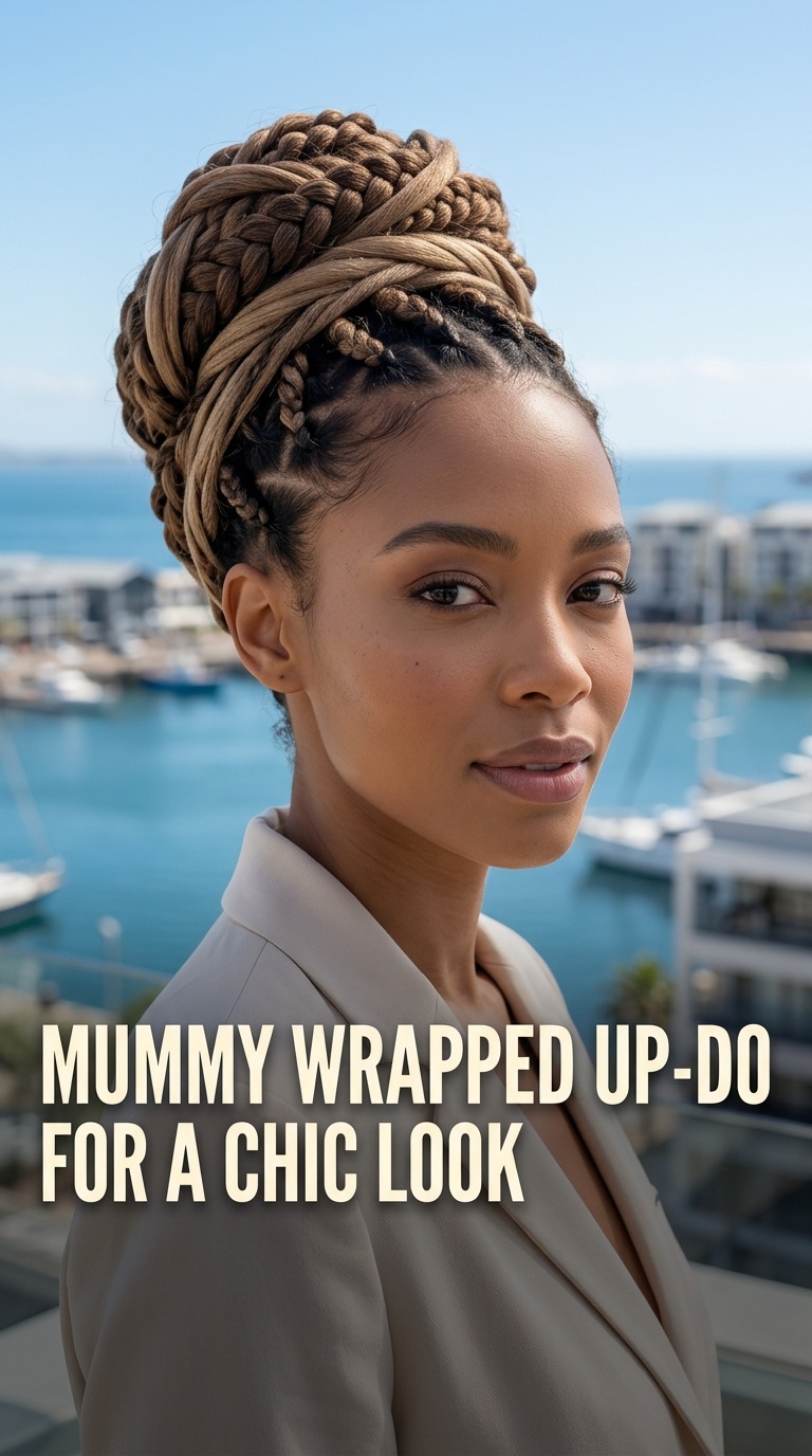 Mummy Wrapped Up-do