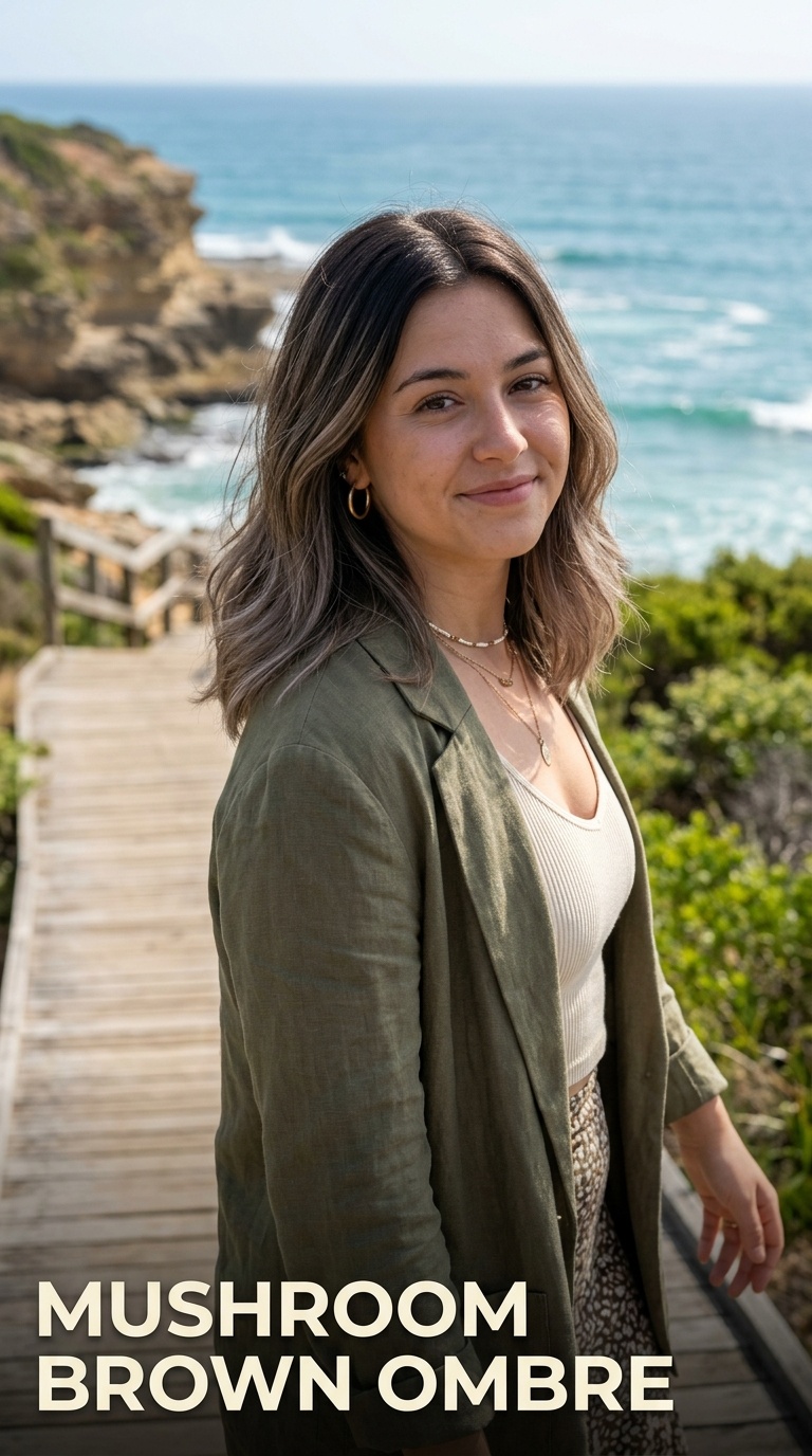 Mushroom Brown Ombre