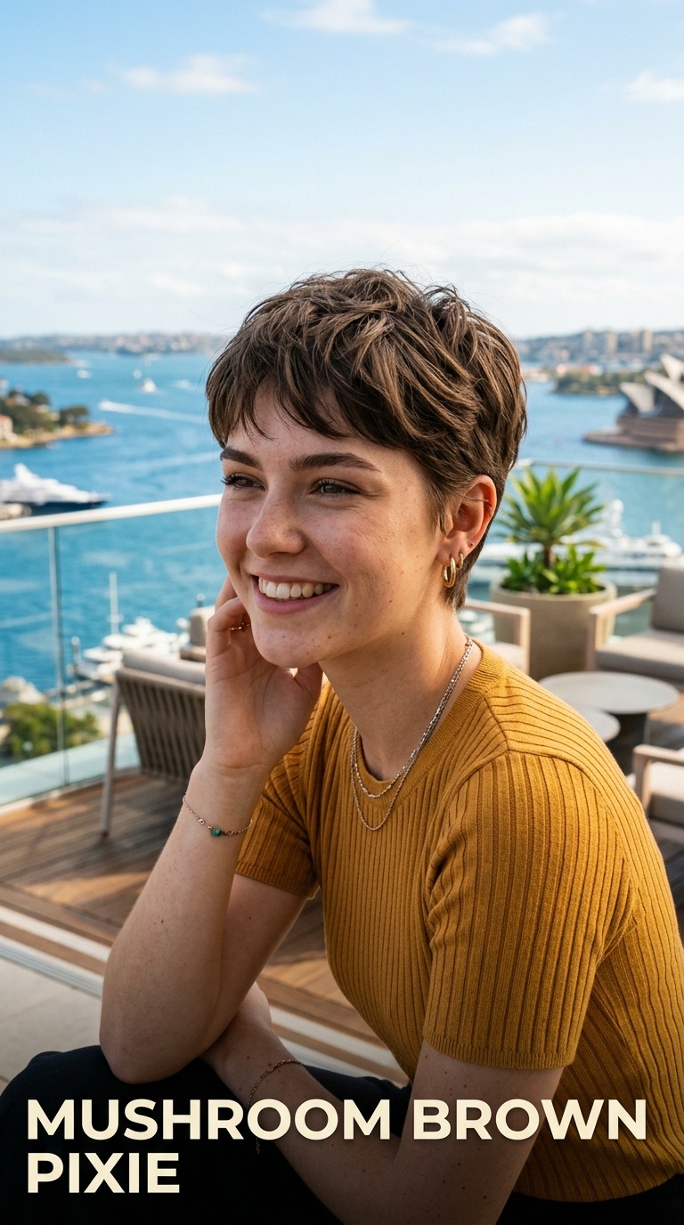 Mushroom Brown Pixie