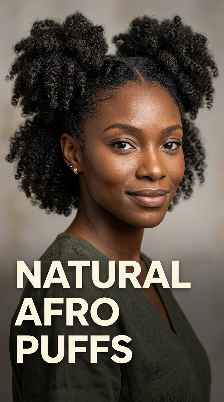 Natural Afro Puffs